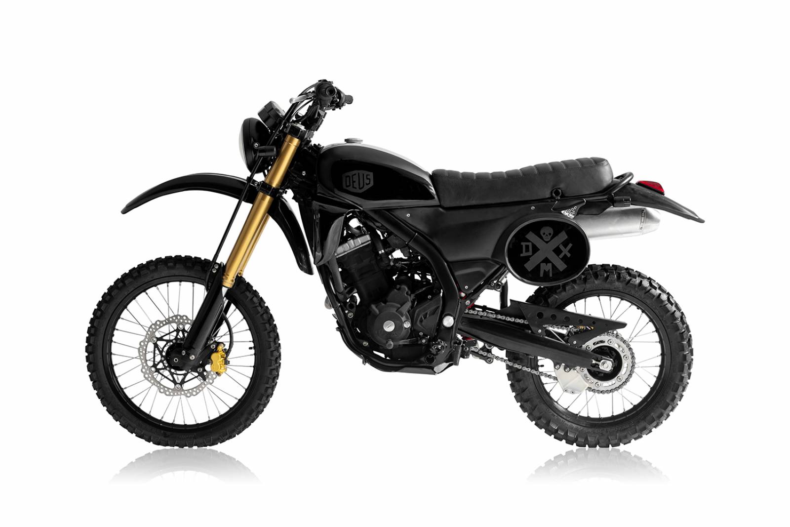 L'atelier Deus Ex Machina à Bali nous propose un Scrambler ... simple et efficace ...